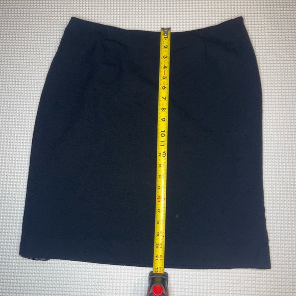 Black Pendleton Pencil Skirt - Picture 7 of 8